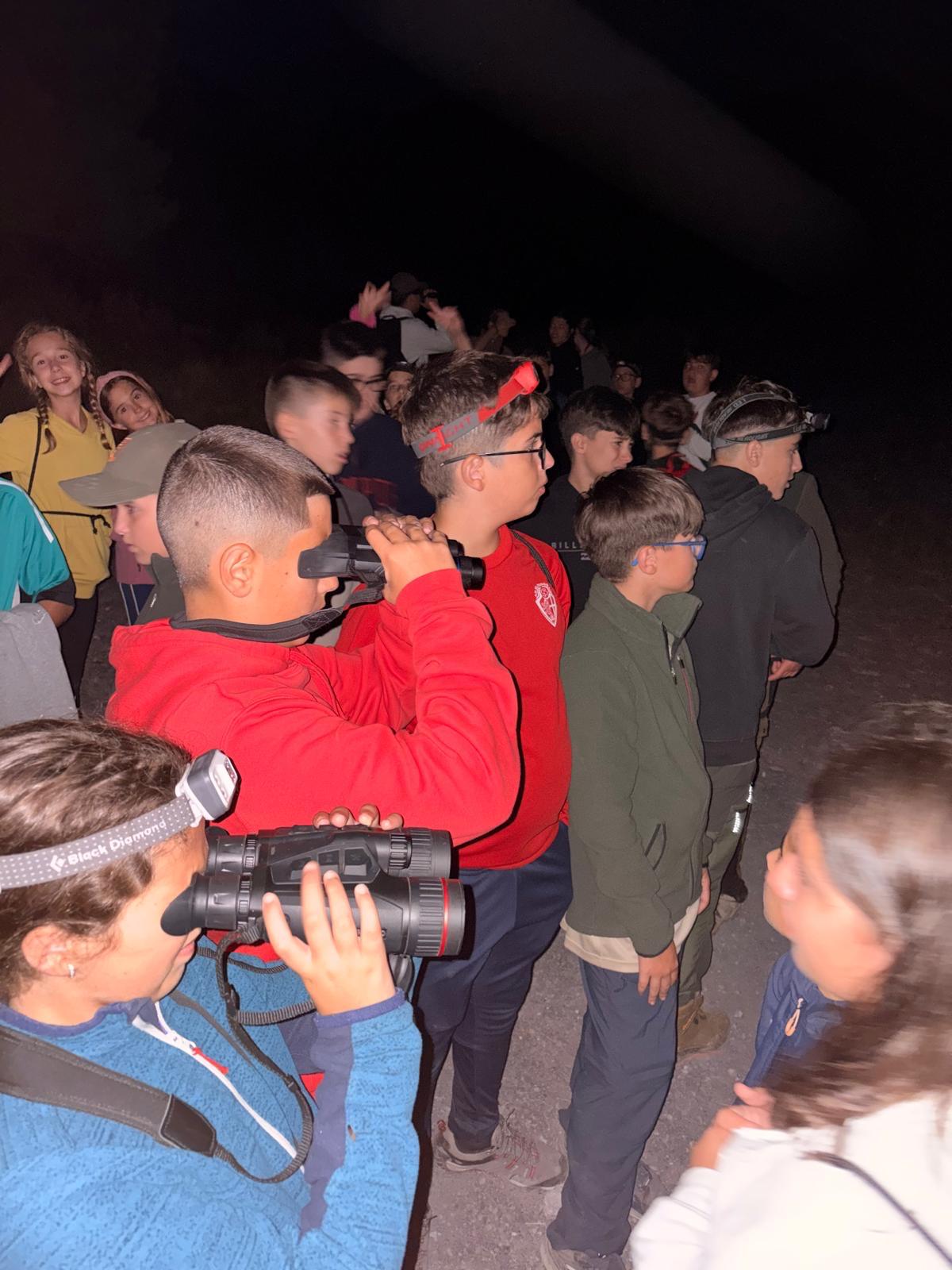 Una excursión nocturna para ver a los más trasnochadores